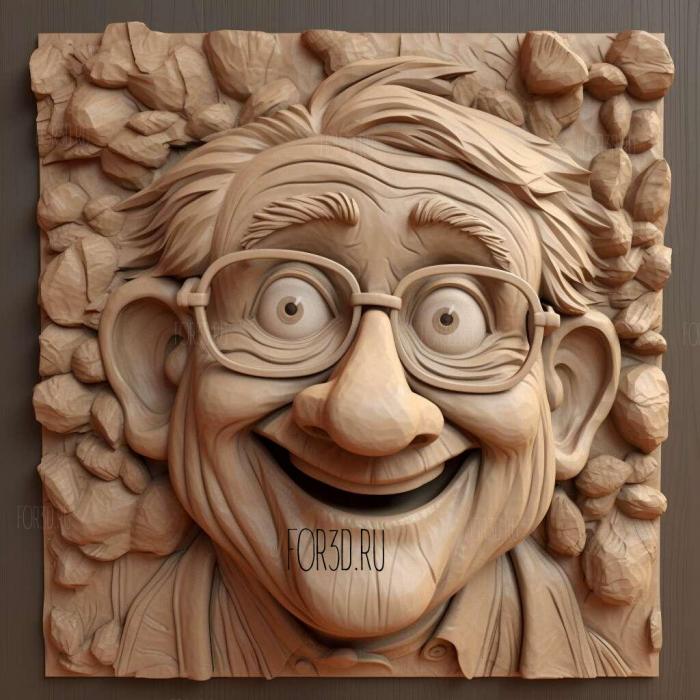 Дуг с высоты 3 3d stl модель для ЧПУ